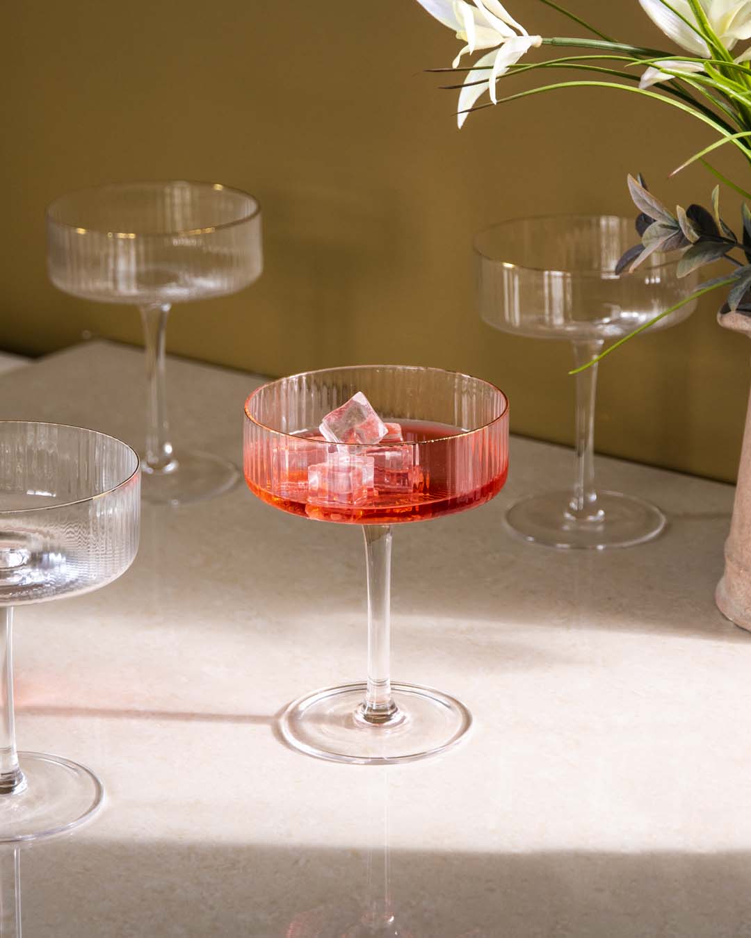 Ripped Coupe Cocktailgläser - Set von 6