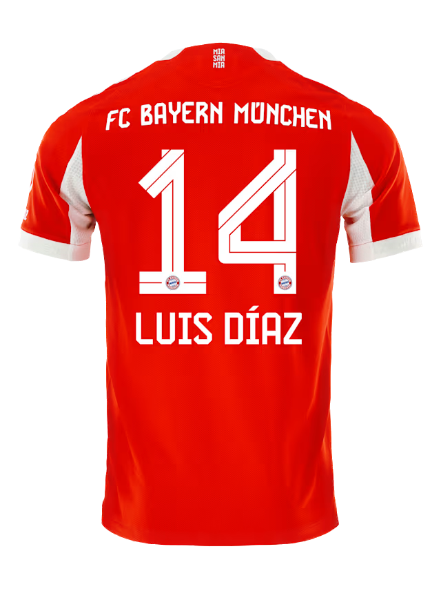 Bayern München 2025/26 LUIS DIAZ 14 Heimspielertrikot