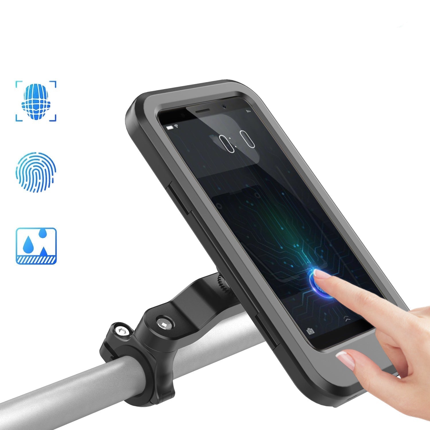 15W Powerbank - Wasserdichter Halter für Fahrradlenker