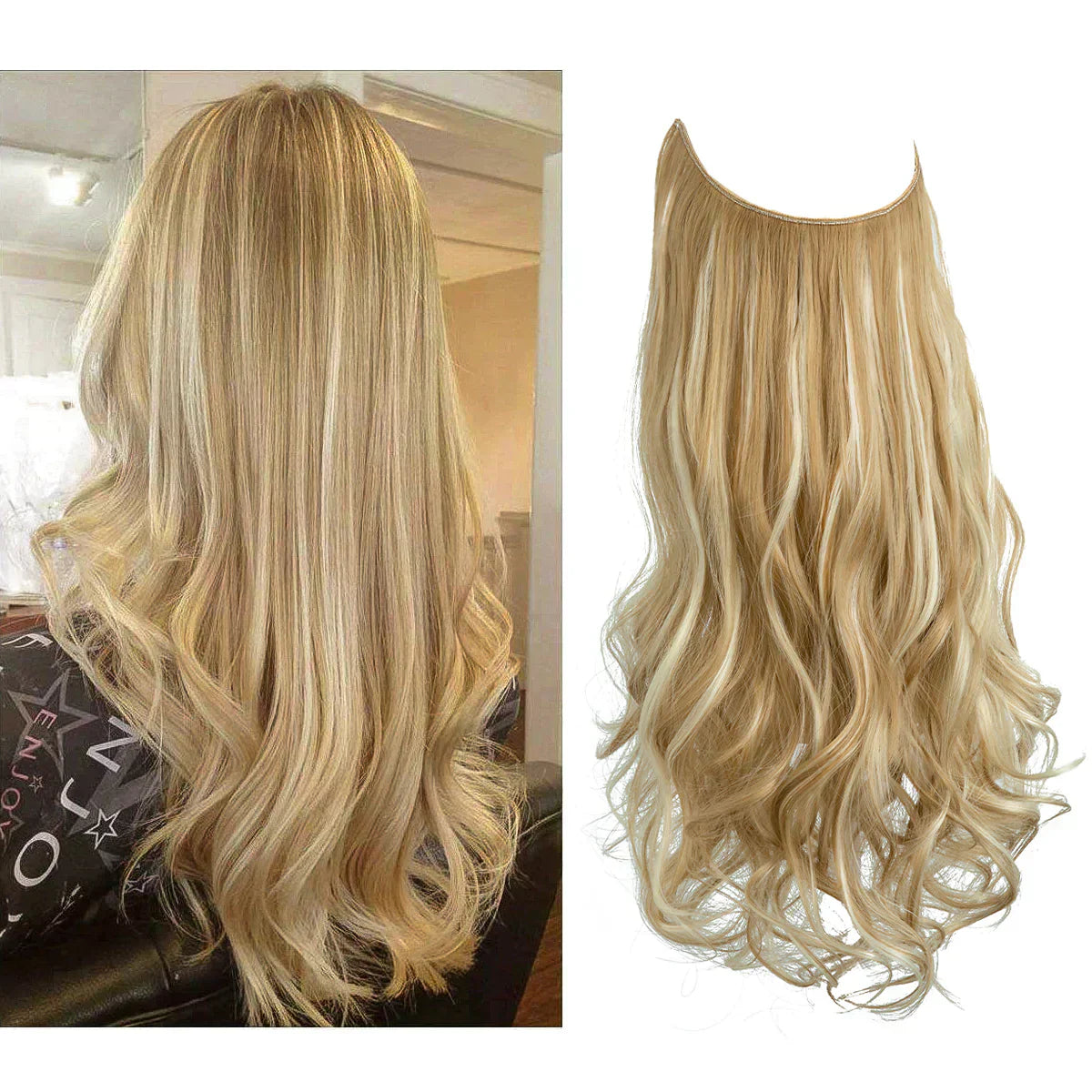 SecretHair | Premium Echthaar-Extensions | 100% REMY-Qualität | Nahtloses Volumen & Länge | Natürlicher Glanz | Hitzebeständig & Langlebig
