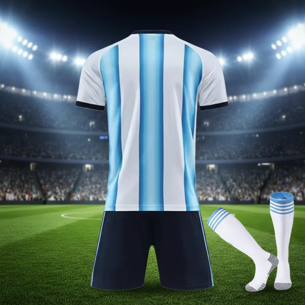 Argentinien Weltmeisterschaft Trikot 2026 Herren Atmungsaktiv Set