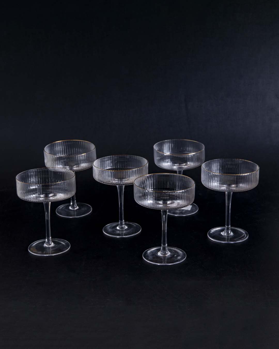 Ripped Coupe Cocktailgläser - Set von 6