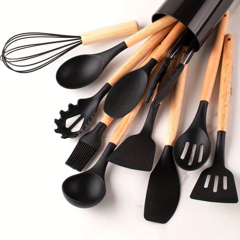 SilicoWare – 12-piece Kitchen Silicone Utensil Set
