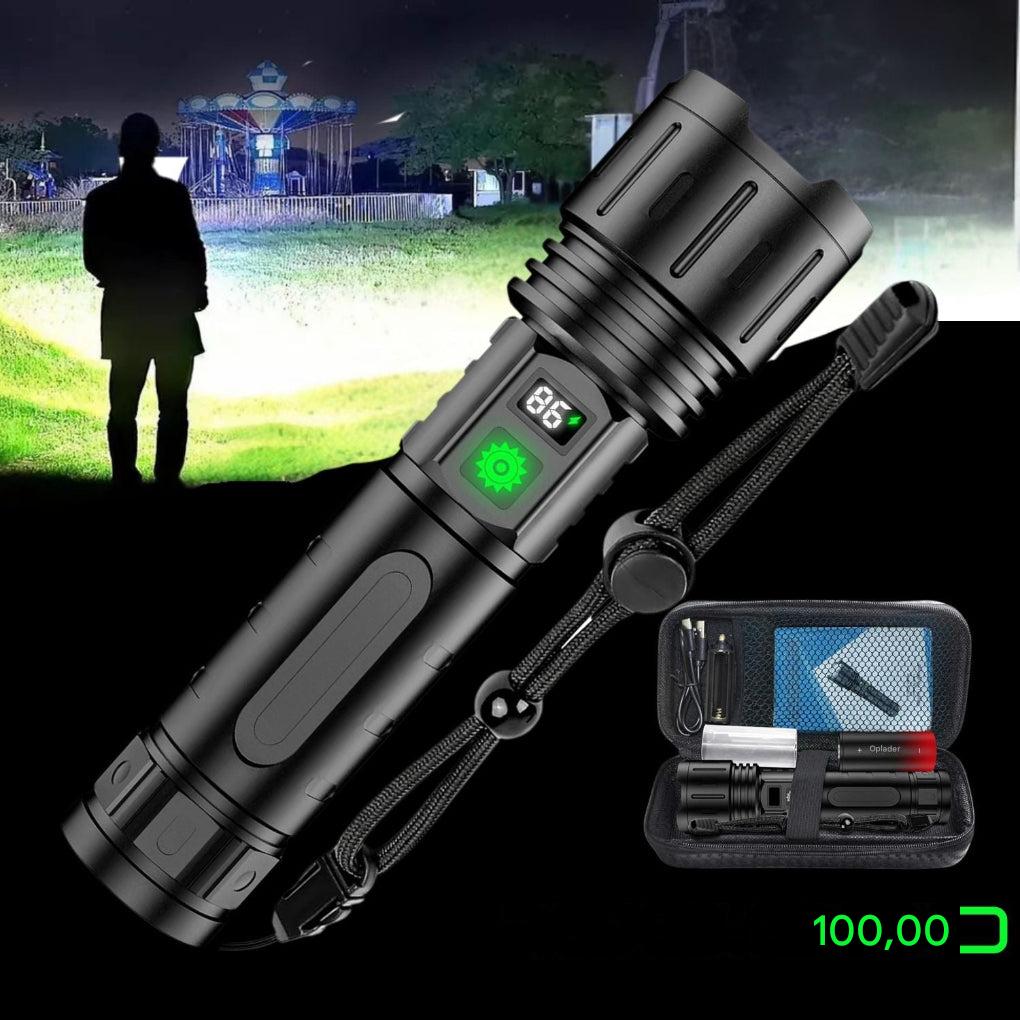 Ultra Strong Night Vision Flashlight Pro – Rechargeable Aluminum Lamp