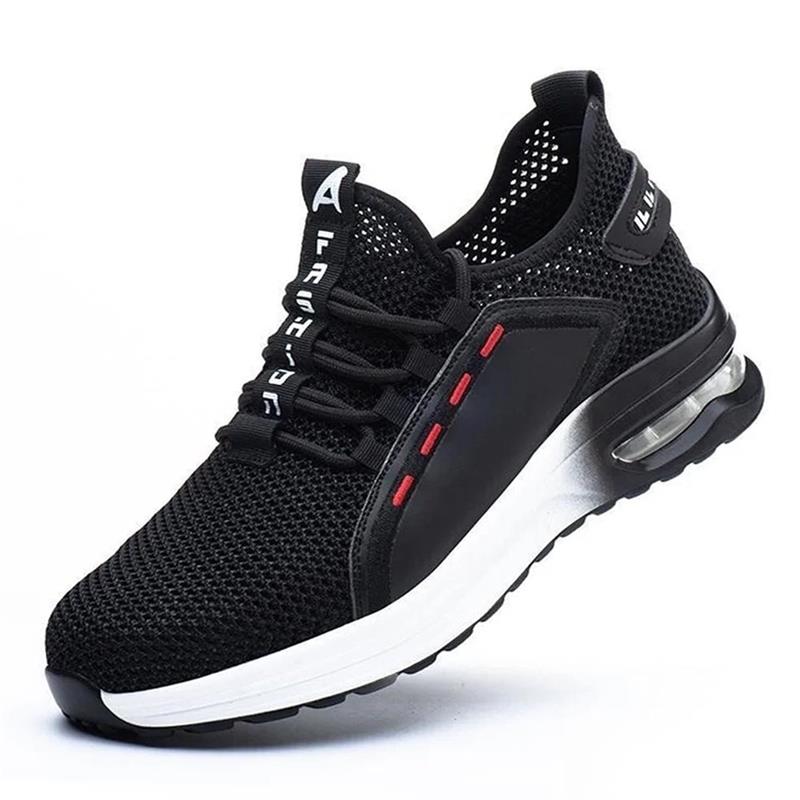 Work shoes with steel toe cap | Ultra-light, Breathable, Slip-resistant