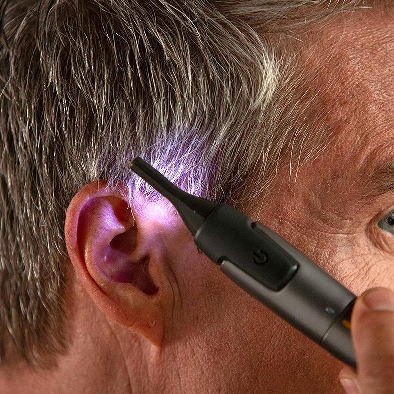 Ripob | Ultra-schlanker Präzisionstrimmer | Mikro-Oszillationsklingen | Titan-Edelstahl-Technologie | Integrierte LED-Beleuchtung | Ergonomisches Design