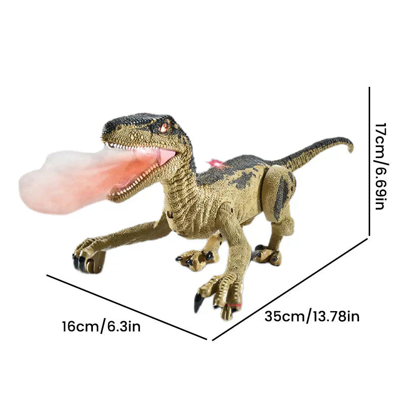Funkferngesteuertes Dinosaurier mit Nebelgenerator-Funktion
