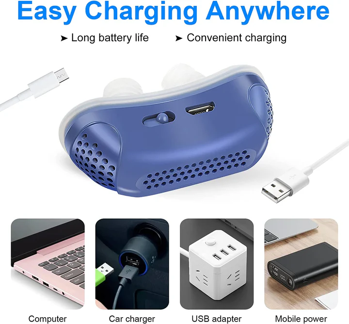 Micro CPAP Sleep Apnea Device for Travel & Against Snoring - CPAP Alternative