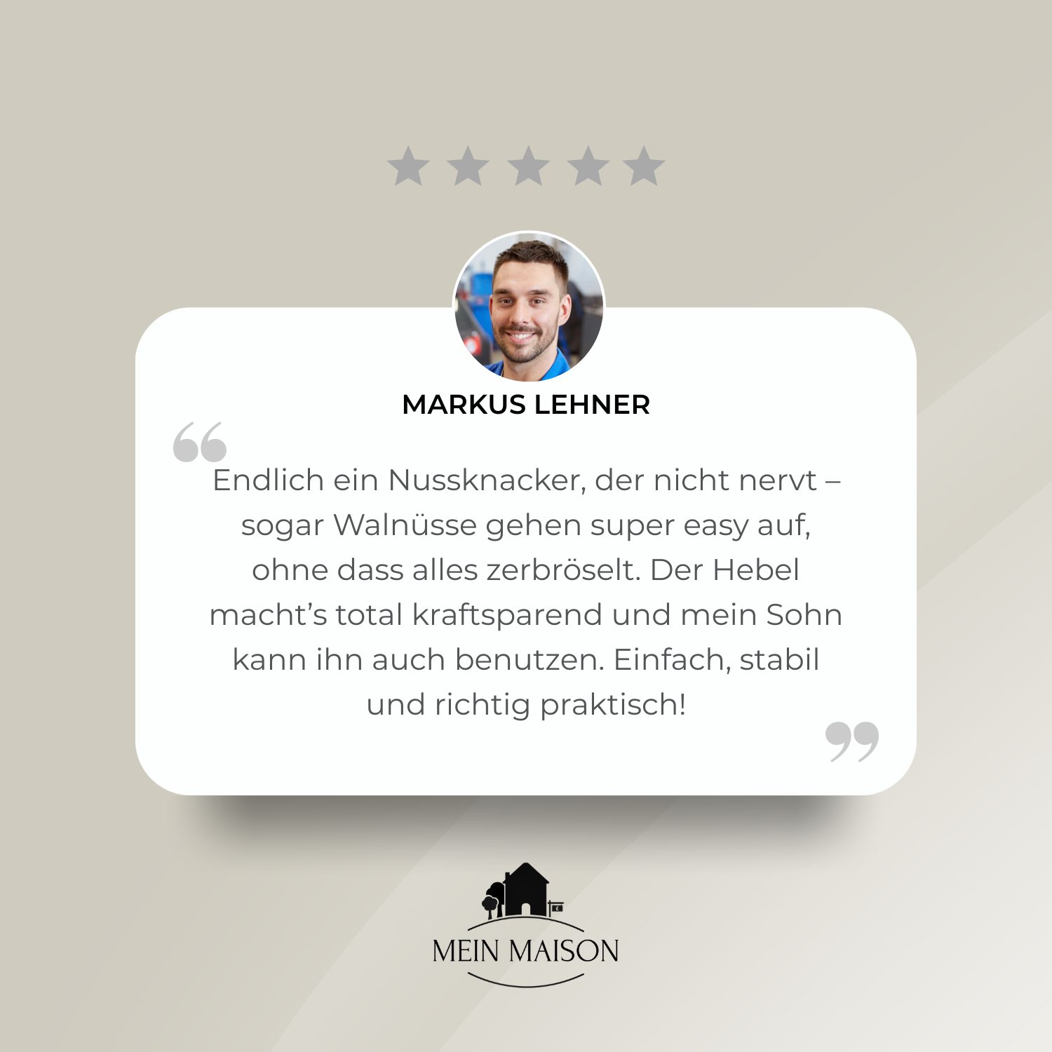 1+1 GRATIS | NussMeister – Knackt jede Nuss mit minimalem Kraftaufwand