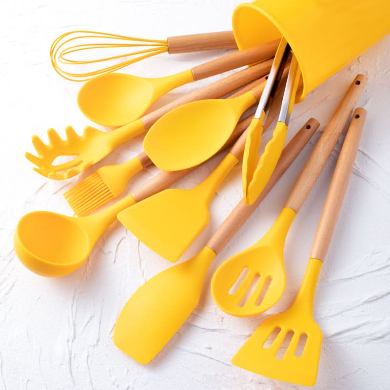 SilicoWare – 12-piece Kitchen Silicone Utensil Set