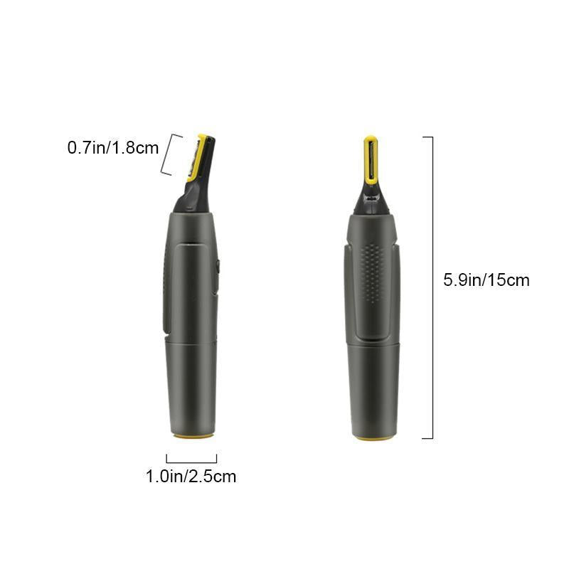 Ripob | Ultra-schlanker Präzisionstrimmer | Mikro-Oszillationsklingen | Titan-Edelstahl-Technologie | Integrierte LED-Beleuchtung | Ergonomisches Design