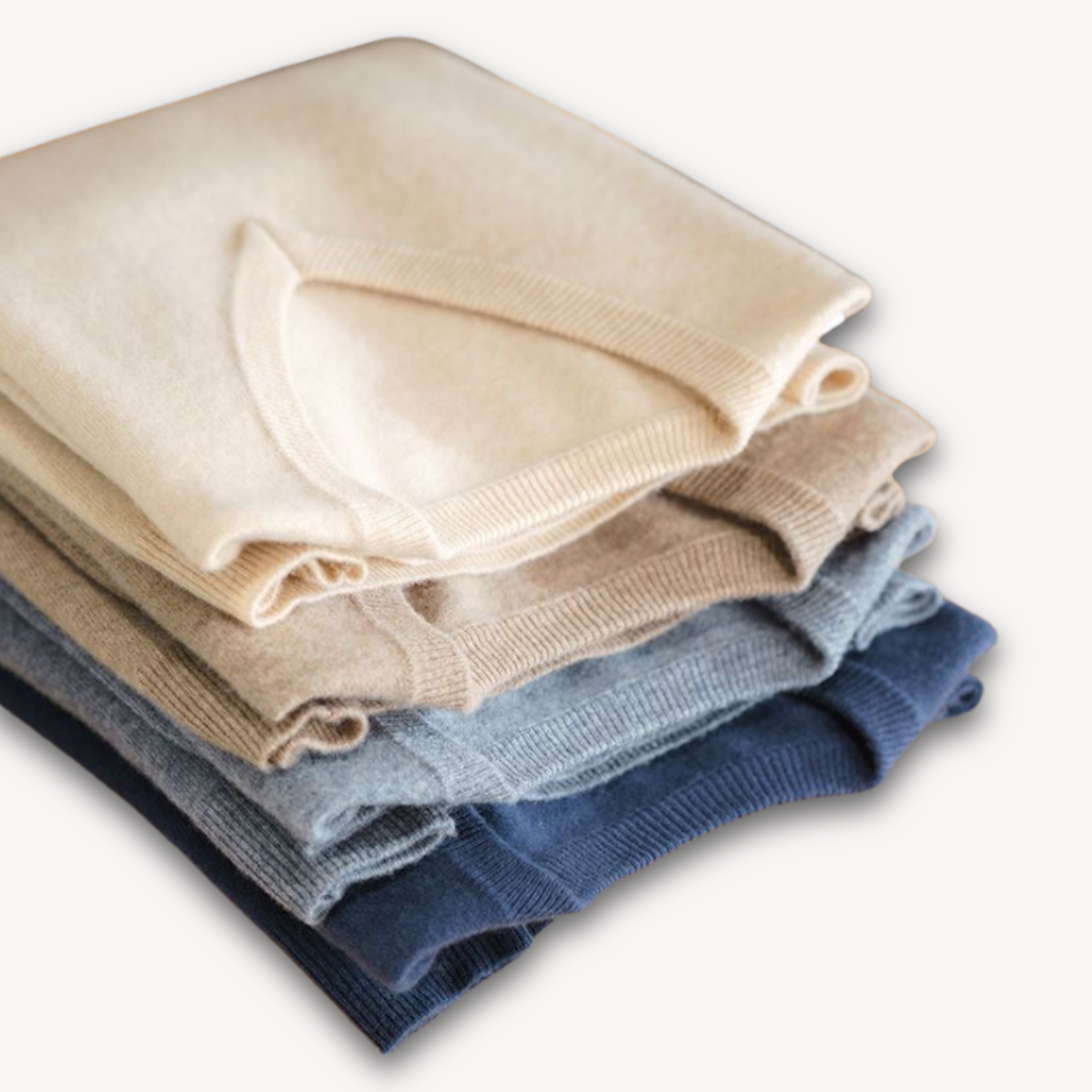 Herren Luxus Cashmere V-Ausschnitt Pullover – Weich, Elegant und Atmungsaktiv