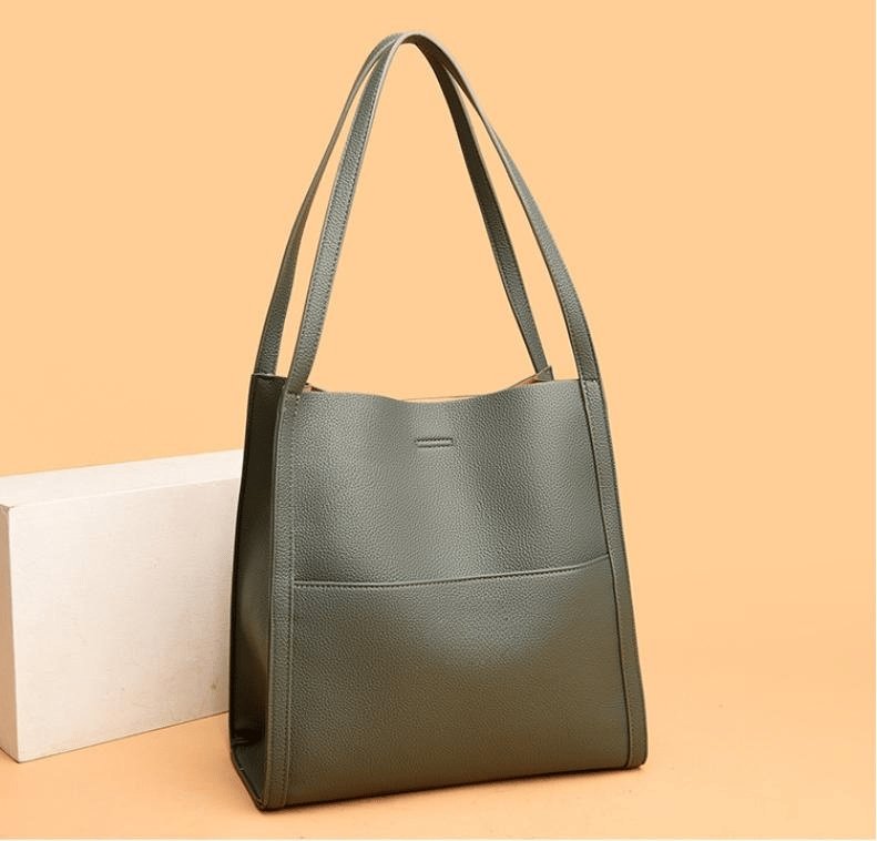 (50% Rabatt) Sarah™ Leder Tragetasche