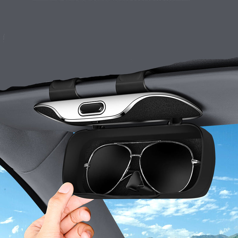 LuxAuto Luxus Sonnenbrillenetui | Eleganter Schutz für Ihre Sonnenbrille im Auto