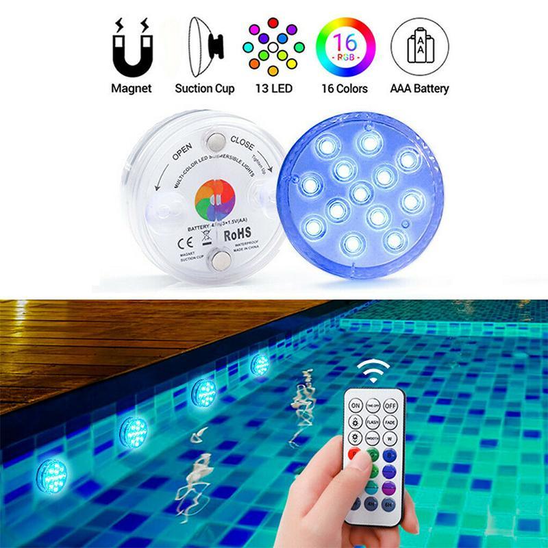 Remote Control Waterproof Magnetic Suction Cup LED Lamp
