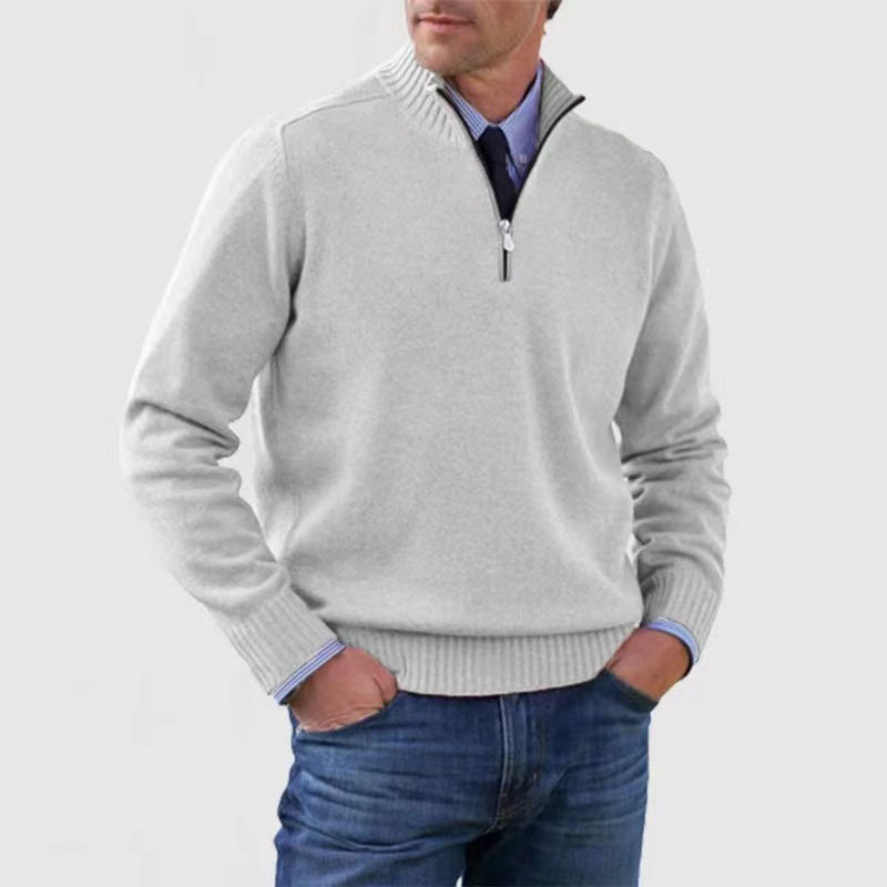 Herren-Half-Zip-Pullover | Strukturierte Passform und alltägliche Wärme