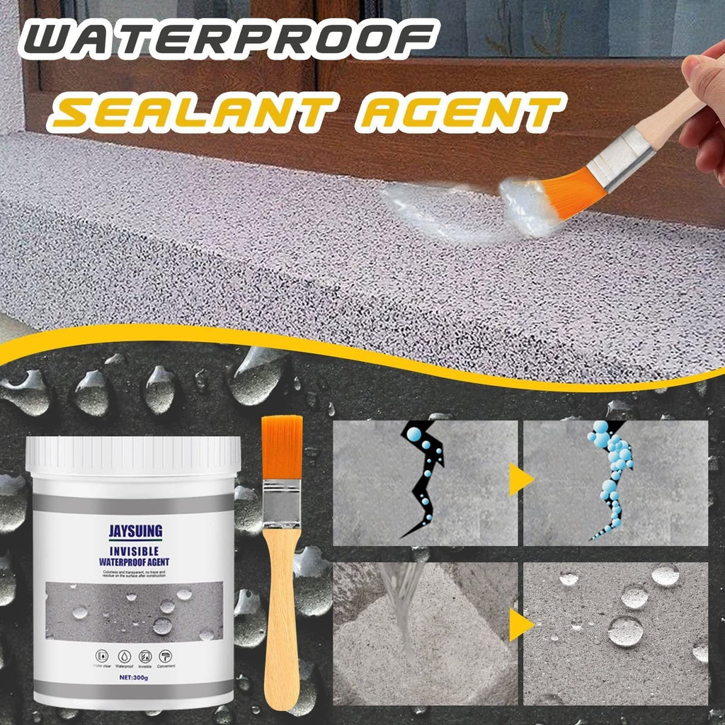 Leak Prevention Agent Sealant | Invisible & Waterproof | For Cracks, Roofs & Walls