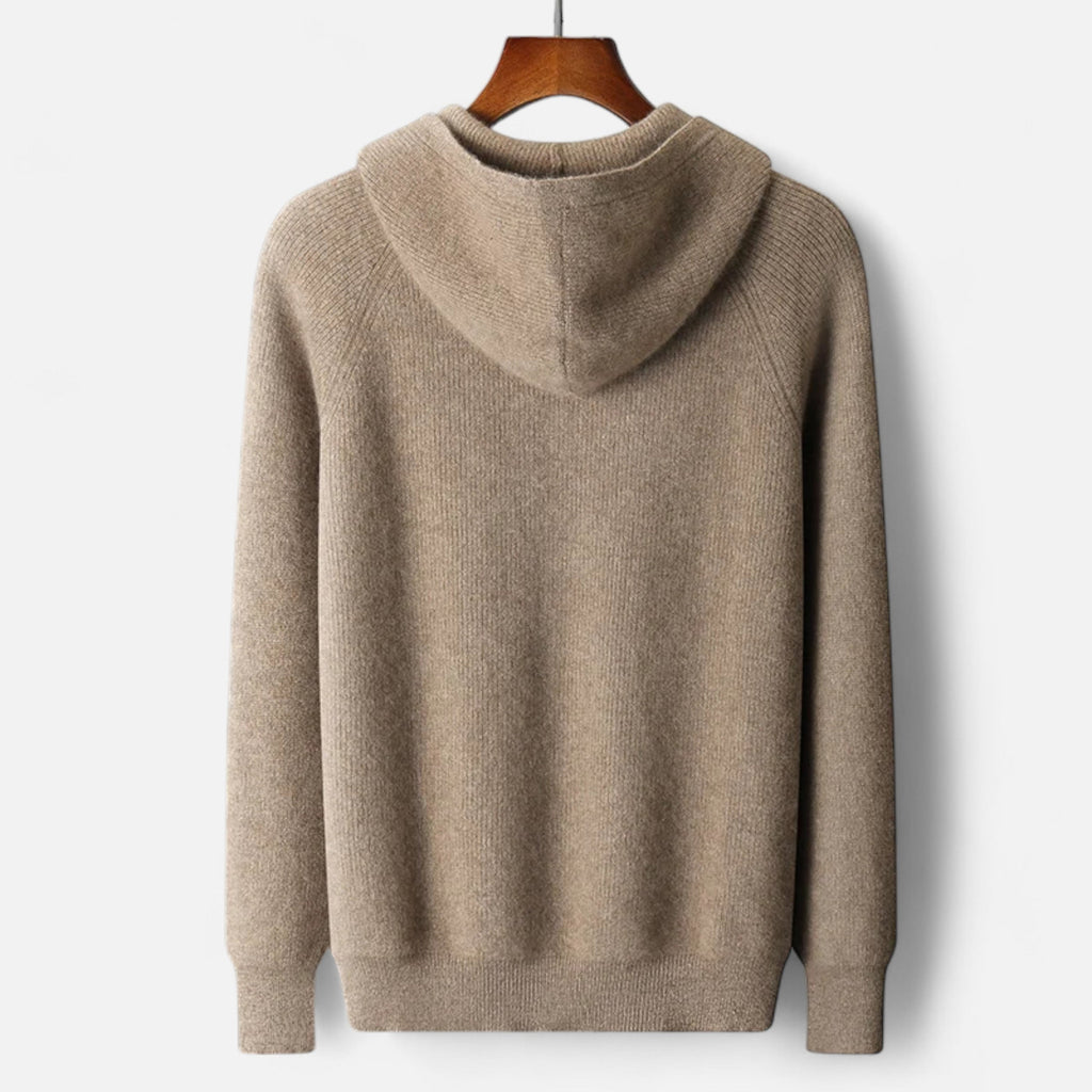 Herren Kapuzenpullover mit Reißverschluss | Warm, Raffiniert & Ideal für kalte Jahreszeiten