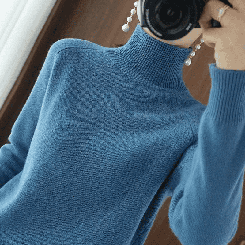 Damen Rollkragenpullover | Elegant, Warm und Perfekt für den Winter