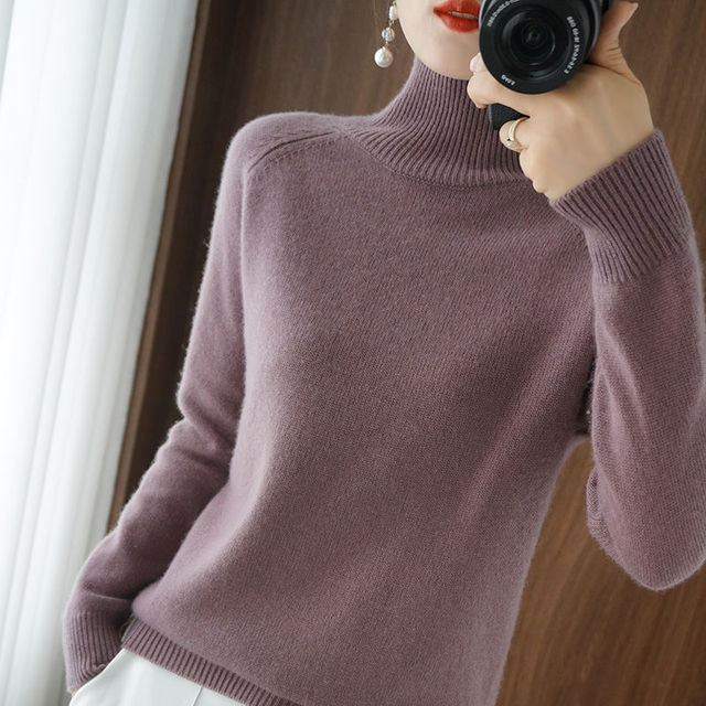 Damen Rollkragenpullover | Elegant, Warm und Perfekt für den Winter