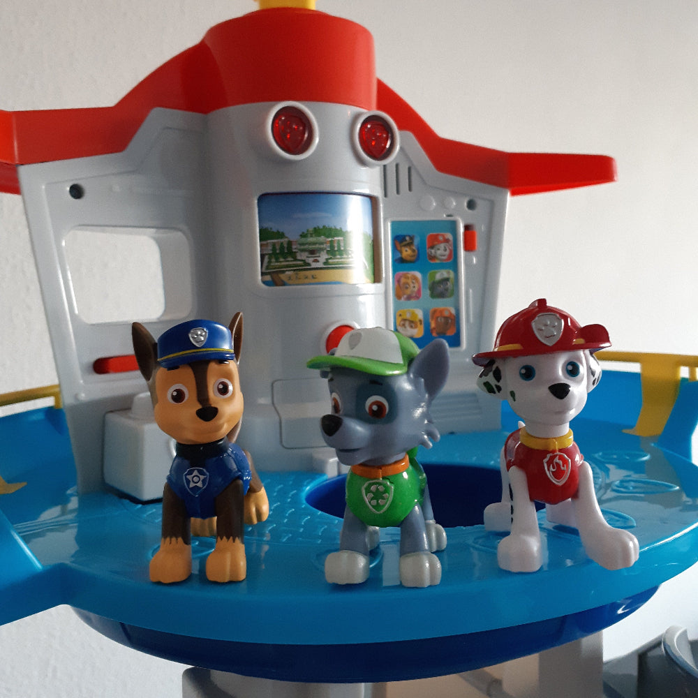Toy Car Set with Slide and Observation Tower