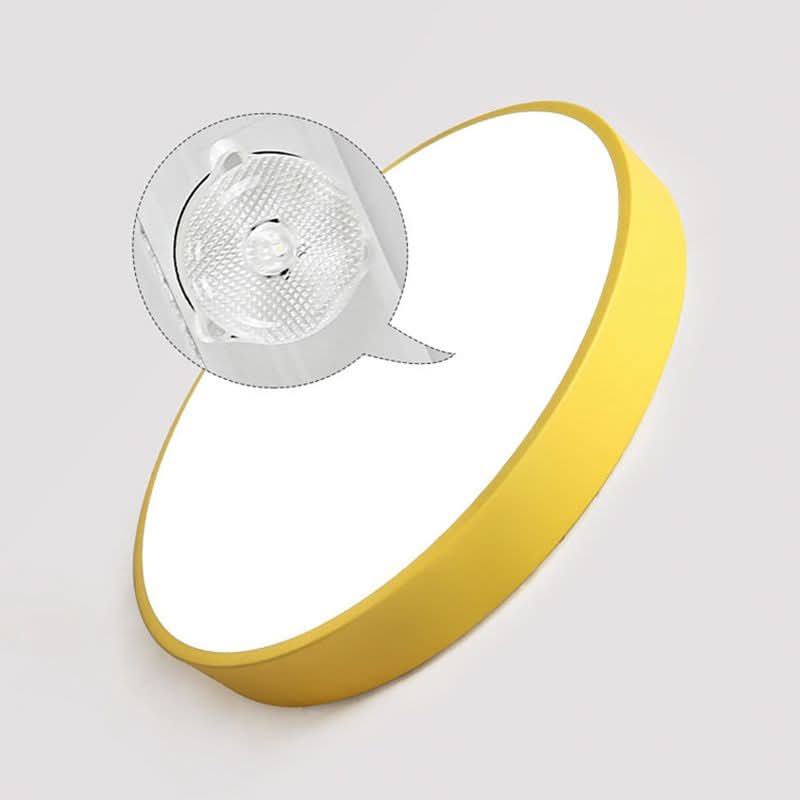 Eterna LuxeRound LED Light | Plafonnier rond décoratif pour salons modernes, chambres d'enfants et bureaux