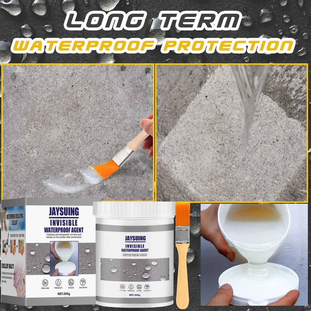 Leak Prevention Agent Sealant | Invisible & Waterproof | For Cracks, Roofs & Walls