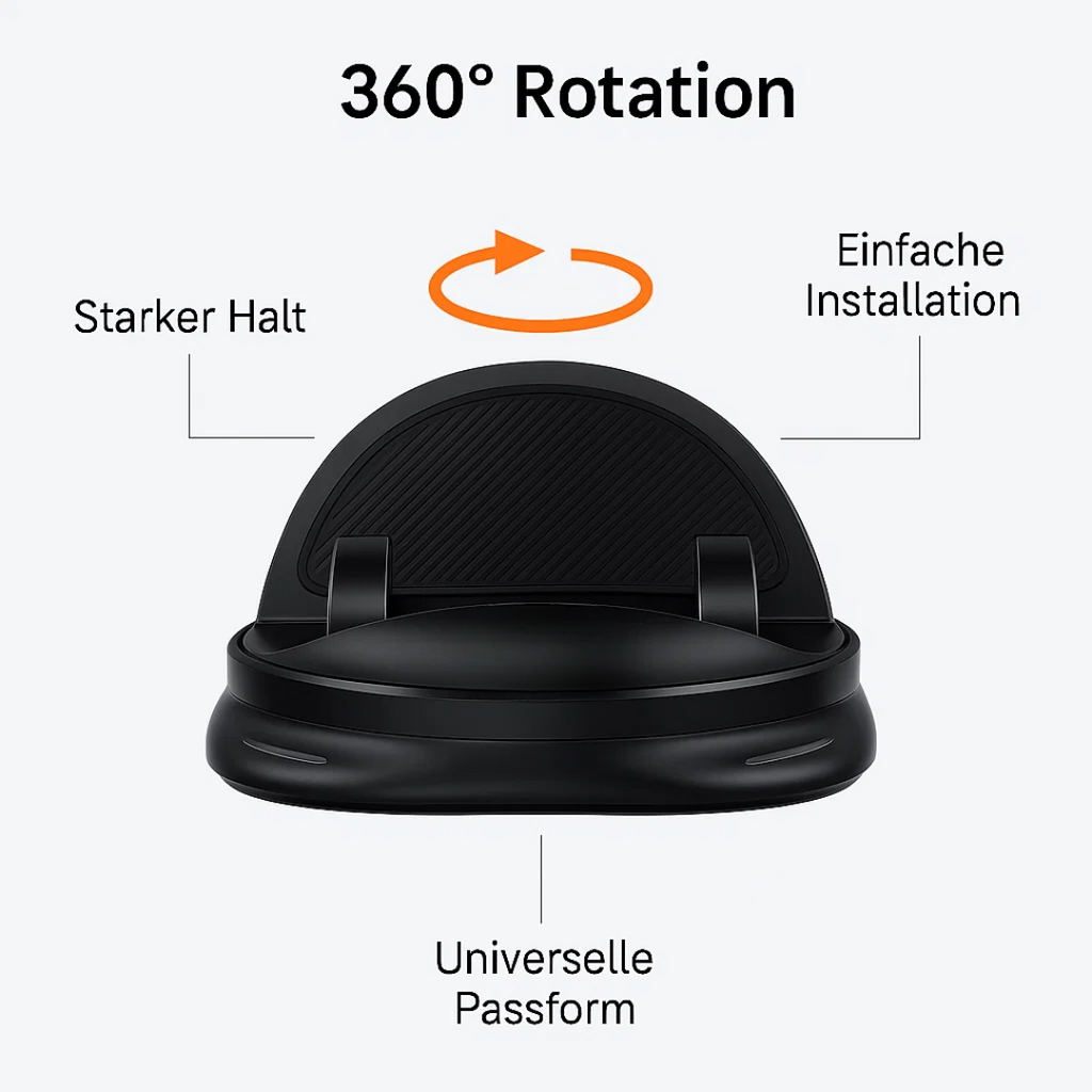 Obrotowy uchwyt na telefon do samochodu