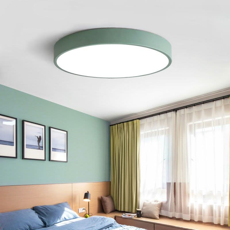 Eterna LuxeRound LED Light | Plafonnier rond décoratif pour salons modernes, chambres d'enfants et bureaux