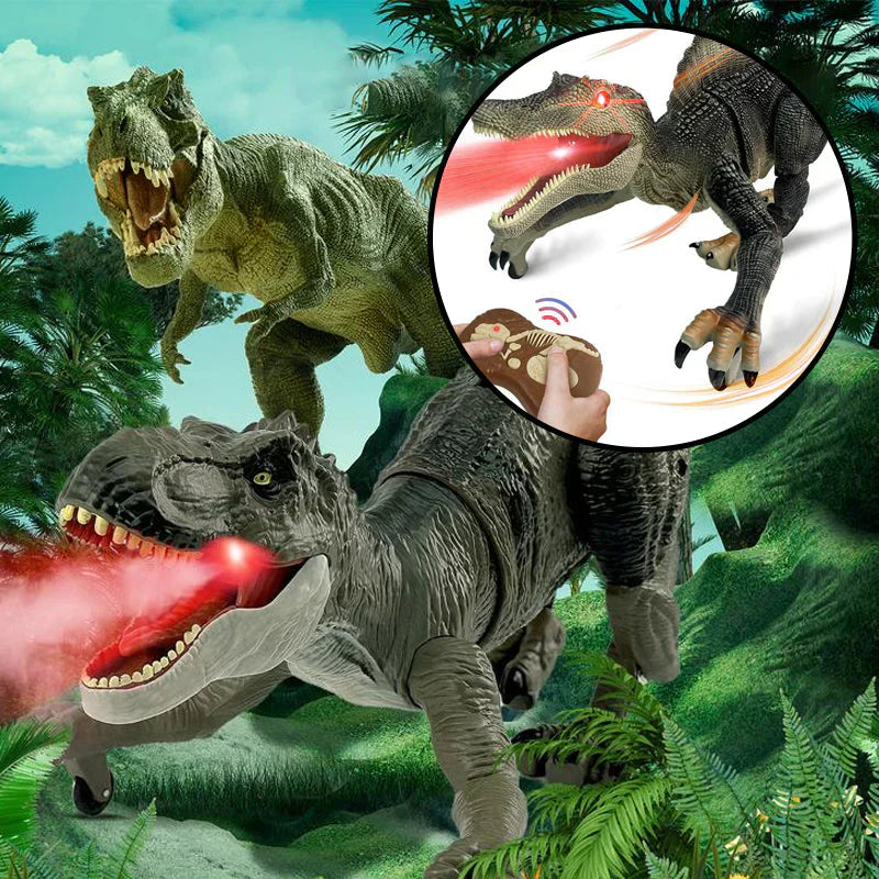 Funkferngesteuertes Dinosaurier mit Nebelgenerator-Funktion