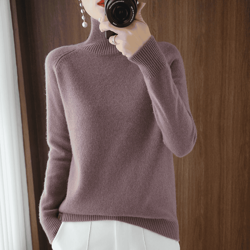 Damen Rollkragenpullover | Elegant, Warm und Perfekt für den Winter