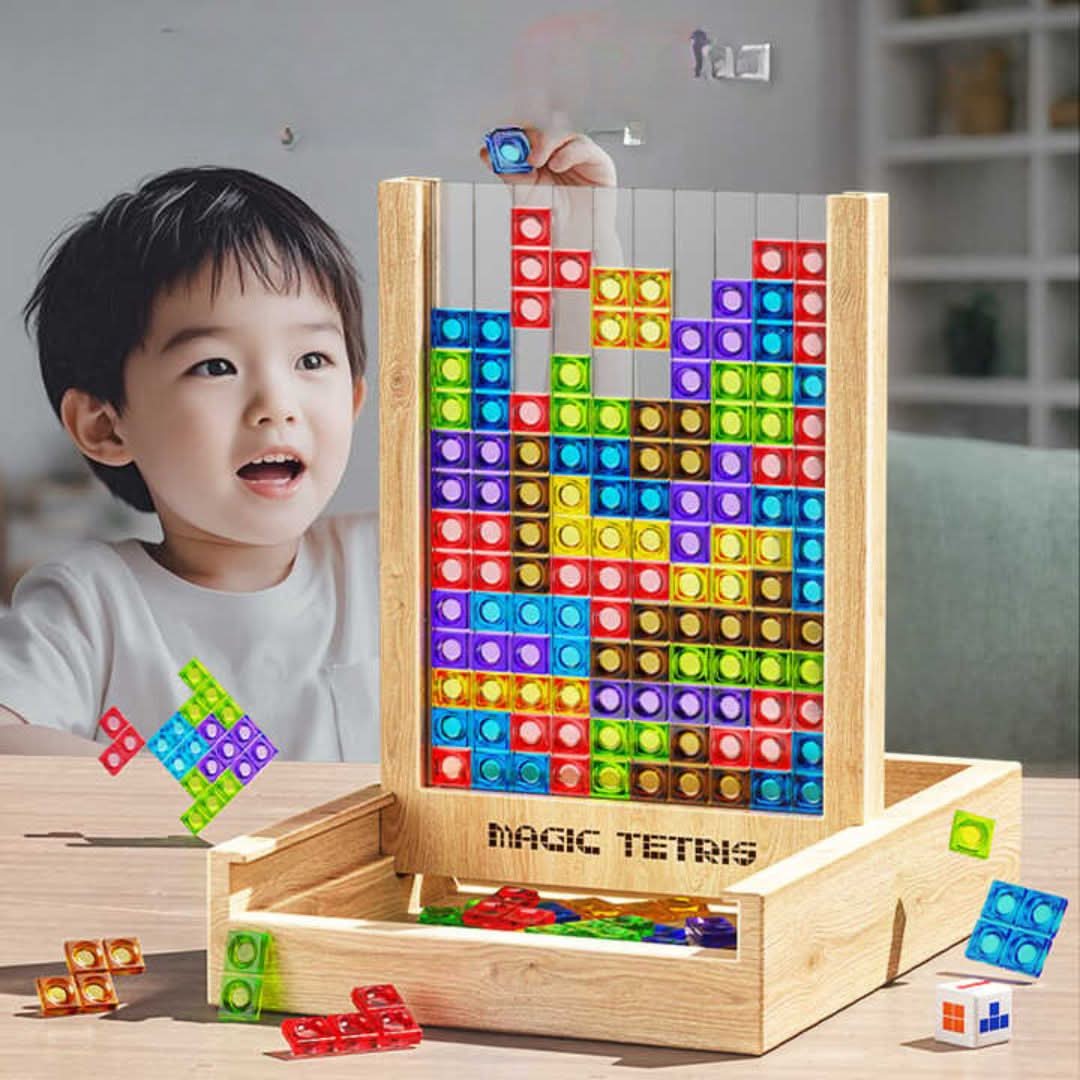 EcoBlock Tetris Board – Sustainable Tetris Puzzle Game for the Whole Family