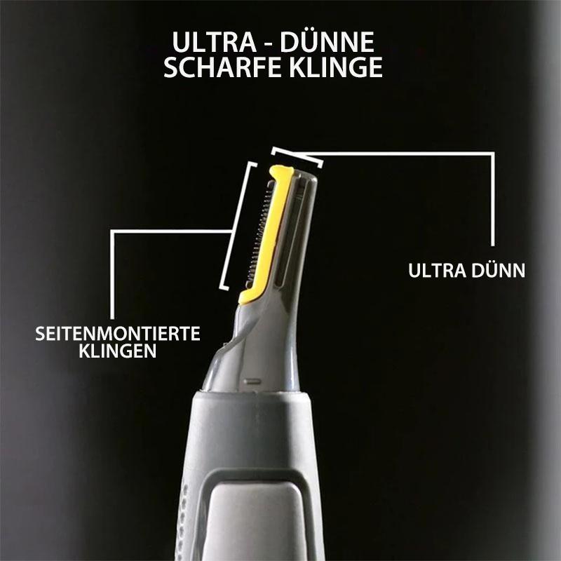 Ripob | Ultra-schlanker Präzisionstrimmer | Mikro-Oszillationsklingen | Titan-Edelstahl-Technologie | Integrierte LED-Beleuchtung | Ergonomisches Design