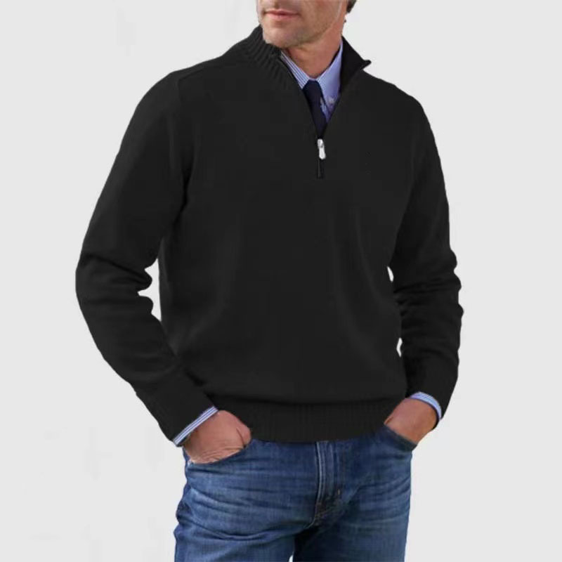 Herren-Half-Zip-Pullover | Strukturierte Passform und alltägliche Wärme