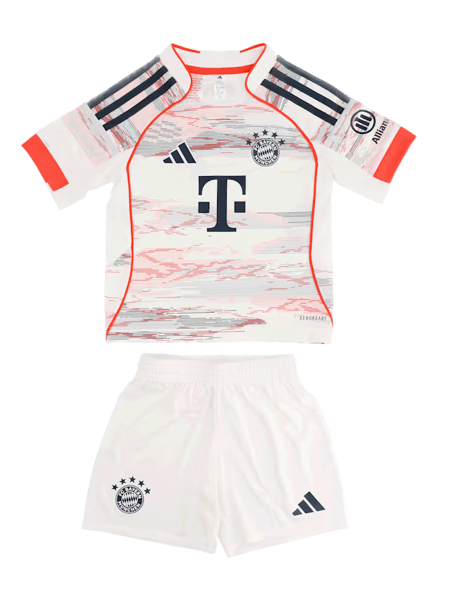 Bayern München 2025/26 Auswärts Kindertrikot