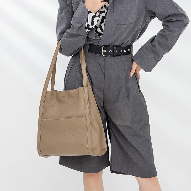 (50% Rabatt) Sarah™ Leder Tragetasche