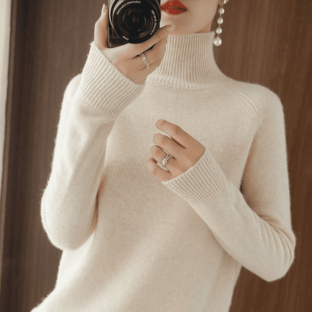 Damen Rollkragenpullover | Elegant, Warm und Perfekt für den Winter