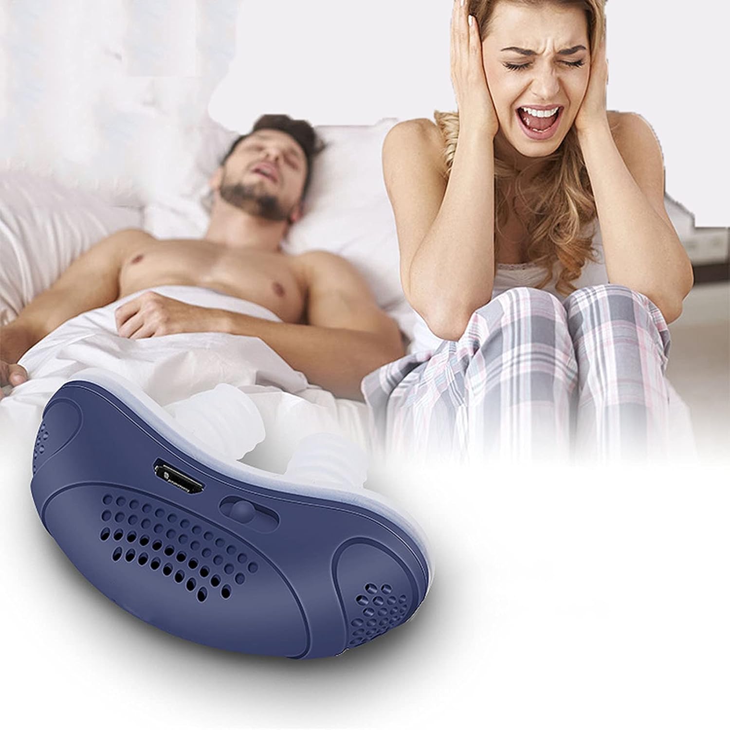 Schlaflos, Maskenlos, Mikro-CPAP Anti-Schnarchgerät