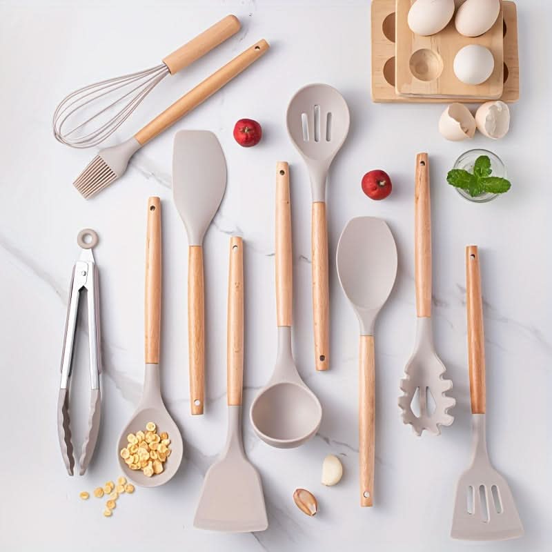 SilicoWare – 12-piece Kitchen Silicone Utensil Set