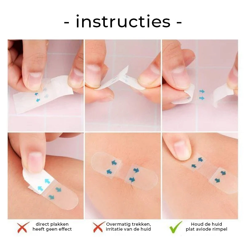 Unsichtbares Facelifting Tape