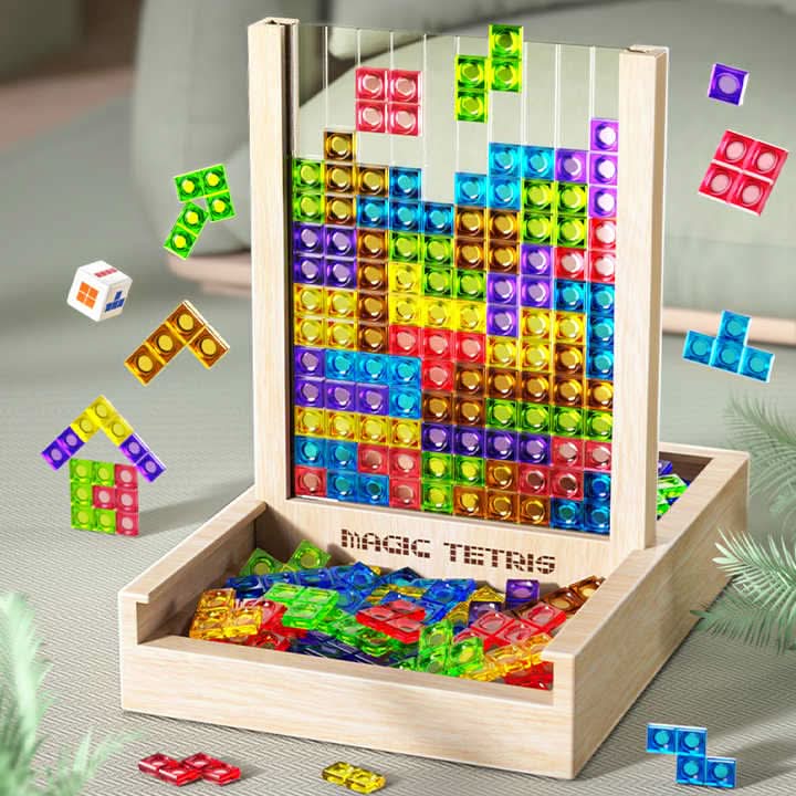 EcoBlock Tetris Board – Sustainable Tetris Puzzle Game for the Whole Family