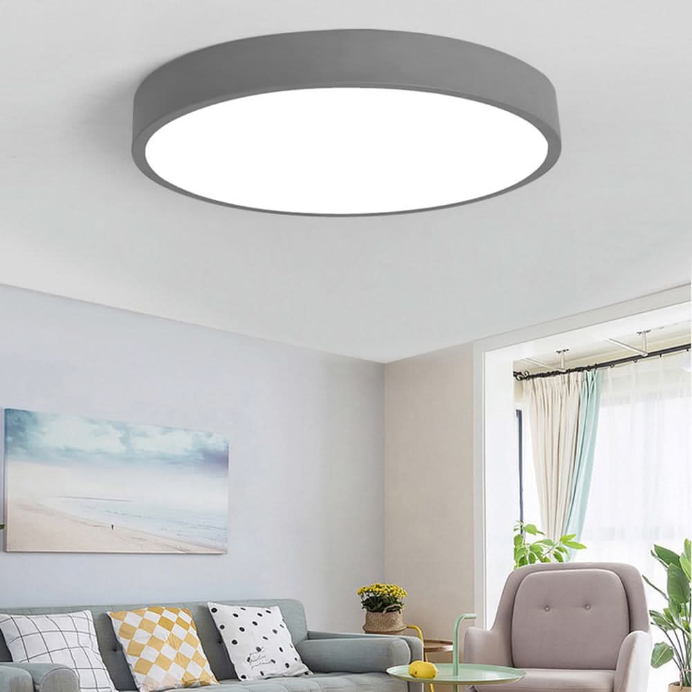 Eterna LuxeRound LED Light | Plafonnier rond décoratif pour salons modernes, chambres d'enfants et bureaux