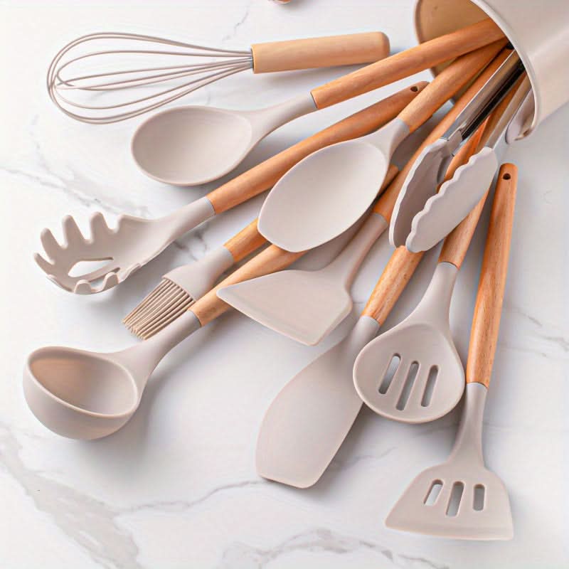 SilicoWare – 12-piece Kitchen Silicone Utensil Set