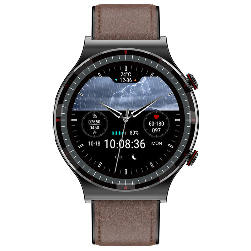 Ripob | Medizinische EKG Smartwatch | CFDA-zertifiziert | 512Hz Hochpräzisions-Biosensor | SpO2- und Herzfrequenzüberwachung | KI-gestützte Atemanalyse | IP67 wasserdicht