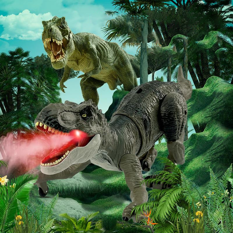Funkferngesteuertes Dinosaurier mit Nebelgenerator-Funktion