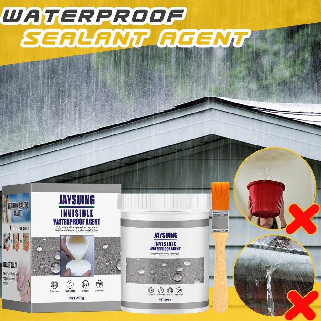 Leak Prevention Agent Sealant | Invisible & Waterproof | For Cracks, Roofs & Walls
