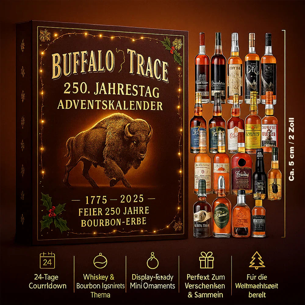 Adventskalender Whiskey Bourbon Geschenk-Countdown-Set