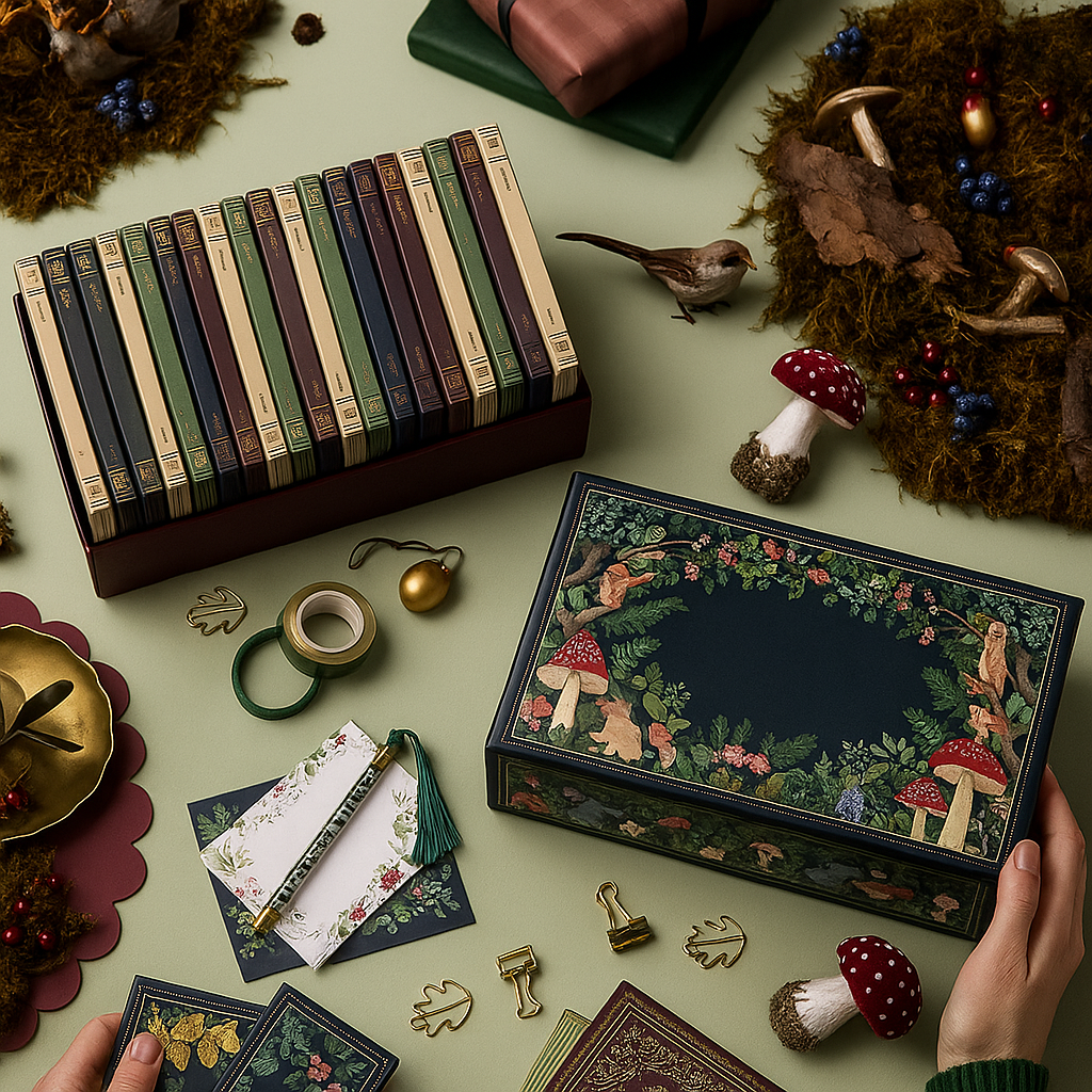 Adventskalender Schreibwaren Set Premium Geschenk Weihnachten