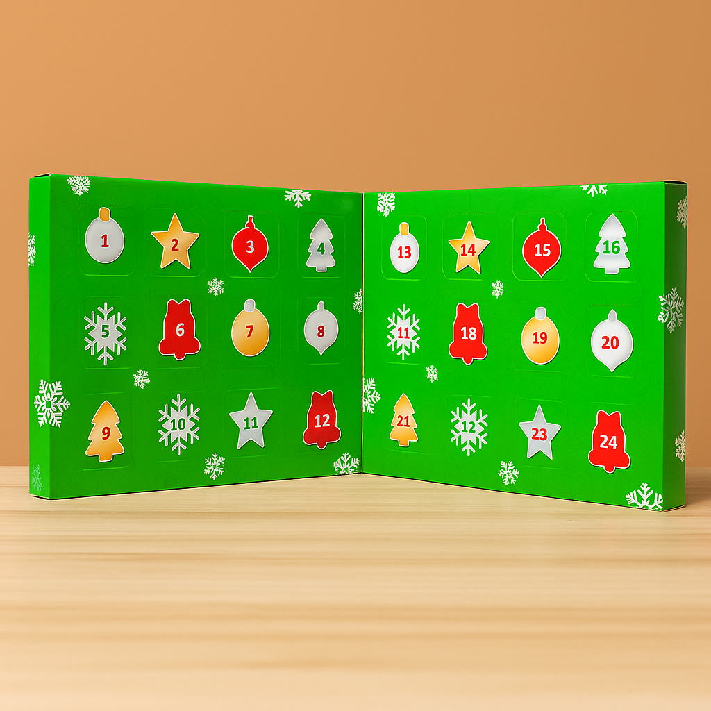 Adventskalender Plüschfiguren Set Kinder Geschenk