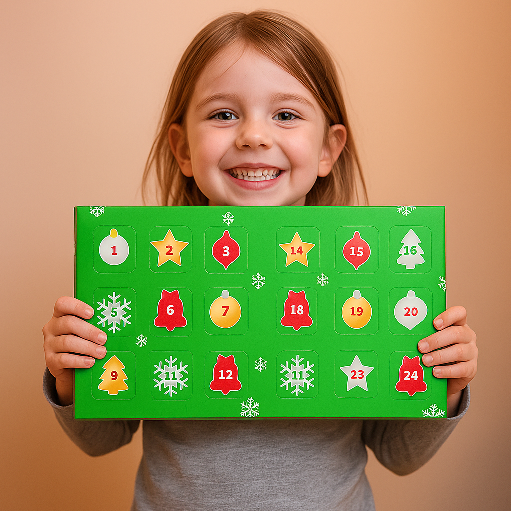 Adventskalender Plüschfiguren Set Kinder Geschenk